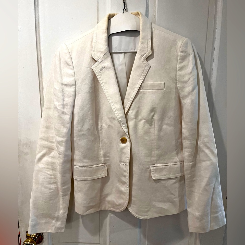 J. Crew Linen Blazer